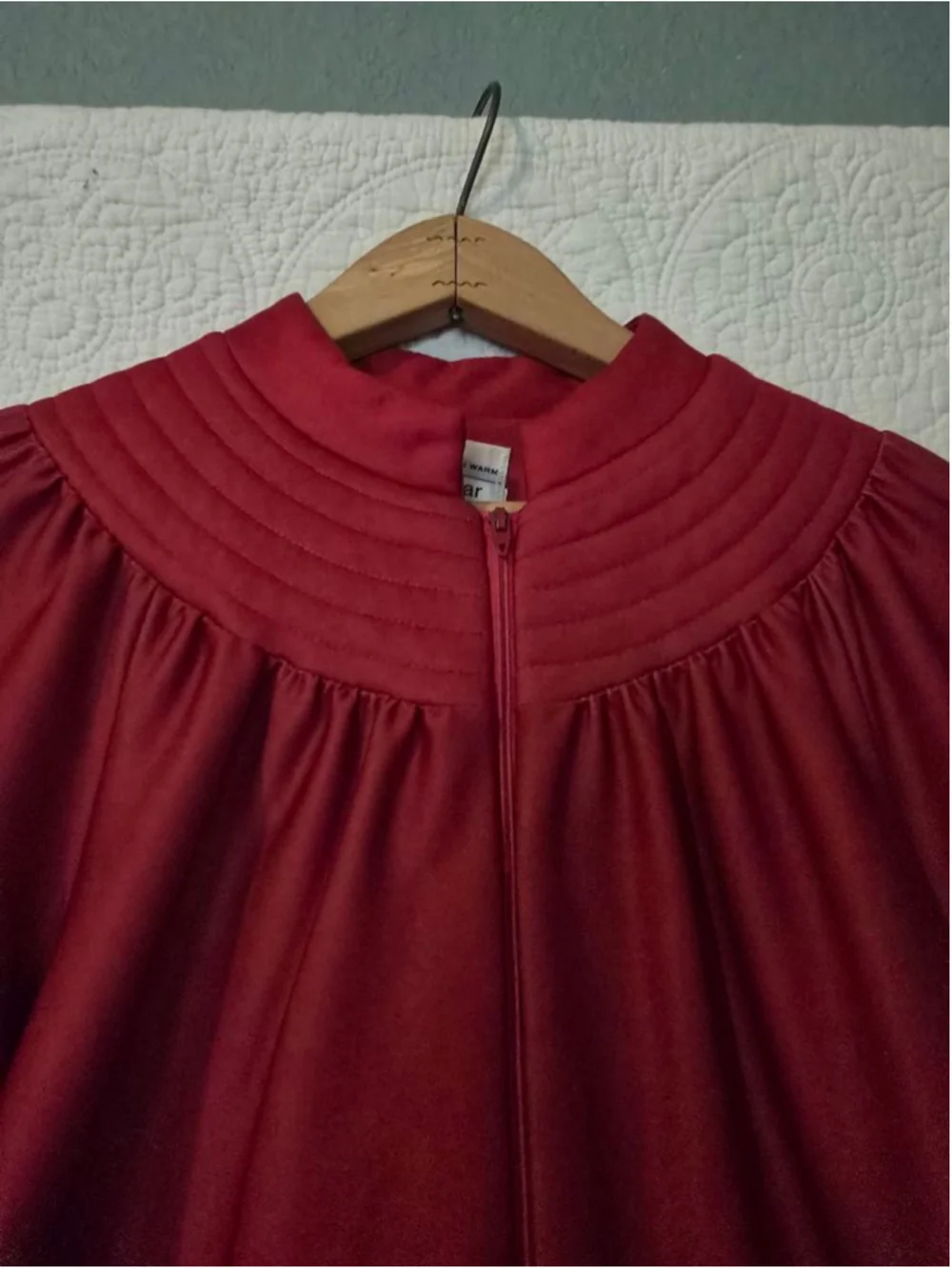 Rare Vintage JCPenney Magenta Floral Kaftan Loungewear Robe Small GrandmaCore